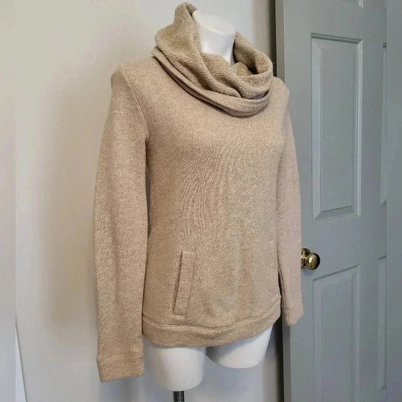 J.Crew Wool blend Funnel Cowl Neck Sweatshirt(S) - Picture 3 of 11